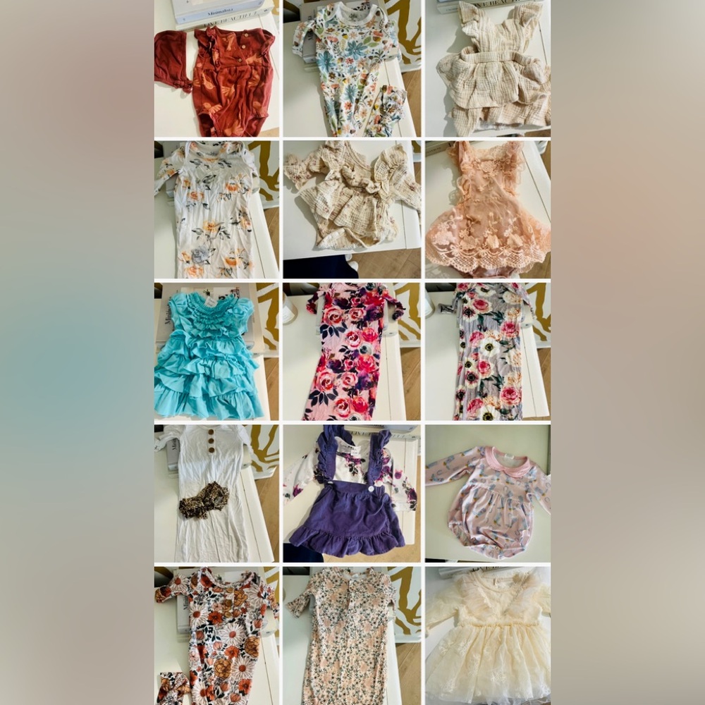 15 pc Baby Girl Lot